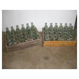 (2) Coca-Cola Crates w/Bottles