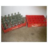 (2) Coca-Cola Crates w/Bottles