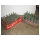 Coca-Cola & Pepsi Crates w/Bottles