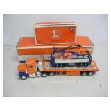 Lionel Flatbed Toy Truck & Helicopter