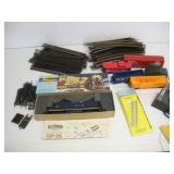 HO Gauge Train Locomotive, Cars, Track &
