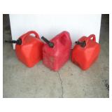 (3) 5 Gallon Cans Cans