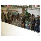 Vintage Bottles - contents of shelf