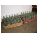 (2) Coca-Cola Crates w/Bottles