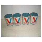 Vintage Valvoline Flattop Oil Cans