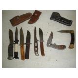 Assorted Vintage Knives - some damaged