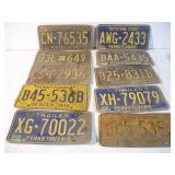 (10)  PA License Plates