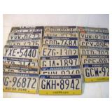 (20)  PA License Plates