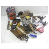 Tape Measures, Squares & Etc.