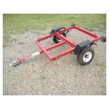 4ft Utility Trailer  870lb Capacity, 1 7/8 Ball