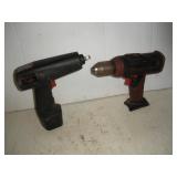 Snap-On Broken Cordless Drill & 3/8 Impact Drill