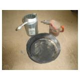 Drain Pan, Oil Can & Water Container