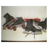 Vintage Roller Skates & Ice Skates