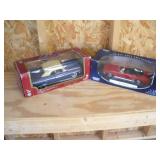 2 1/18th Scale Die Cast Cars