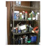 NSF Metal Shelf w/Wheels - no contents  36x18x80