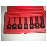 SUNEX 3/8 drive Impact Hex Set 3/16-1/2