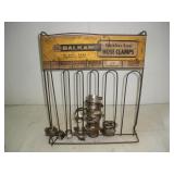 Vintage Balkamp Hose Clamp Rack