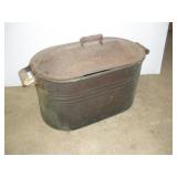Vintage Copper Boiler w/Lid  24 inches long