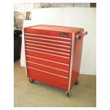 SNAP ON 9 DRAWER ROLLING TOOL CABINET W/ KEYS