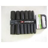 1/2 Drive Deepwell Impact Sockets  7/16 - 1 1/4