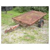 8 FT X 6 FT OPEN TRAILER 2 INCH BALL NO TITLE