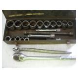 Wright 3/4 Drive Sockets, Proto Ratchet &