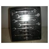 8 PC SNAP ON COMBINATION METRIC WRENCH SET