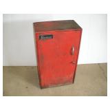 Snap-On Metal Cabinet  18x10x32 inches damaged