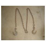 10ft Tow Chain w/2 Hooks