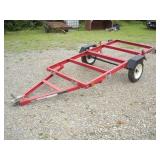 8ft Folding Trailer - 1,195lb Capacity, 1 7/8