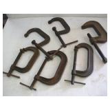 4 1/2 & 6 inch C Clamps