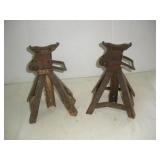 (2) Blackhawk 2 Ton Jack Stands  12-18 inches