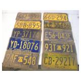 (10)  PA License Plates