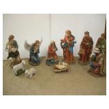 2 1/2ft Tall Resin 12pc Nativity Scene