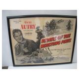 "RIDERS OFB THE WHISTLING PINES" MOVIE POSTER