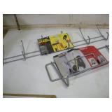 WHEEL BARROW & LONG HANDLE GARDEN TOOL HANGER