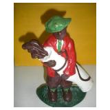 CAST METAL  BLACK MEMORABILLA CADDY DOOR STOP