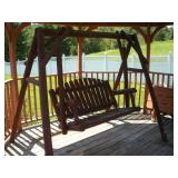 4 FOOT WOOD SWING and FRAM