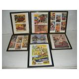 VINTAGE MOVIE MEMORABILIA PRINTS 9X11