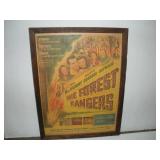 "THE FOREST RANGERS" MOVIE POSTER15X21
