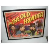 "THE OLD FRONTIER" MOVIE POSTER 28X22