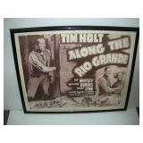 "ALONG THE RIO GRANDE" MOVIE POSTER 28X22
