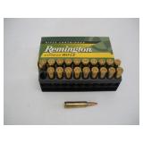 22-250 REMINGTON 20 CARTRIDGES 55 Gr.
