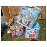 3-CHRISTMAS YARD BLOW UP DECORATIONS