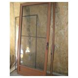 36 inch STORM DOOR w/FRAM, GLASS, SCREEN,