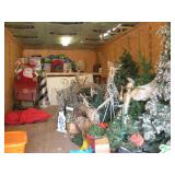 SHED FULL of XMAS , OUTDOOR DECORATIONS,