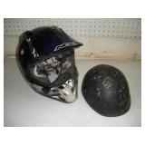 2 MOTORCYCLE HELMETS SIZE SMALL