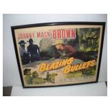 "BLAZING BULLETS" MOVIE POSTER 28X22"