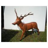 RED NOSE 46 INCH TALL BLOW MOLD REINDEER