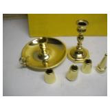 (2) BALDWIN BRASS CANDLE STICK HOLDERS
